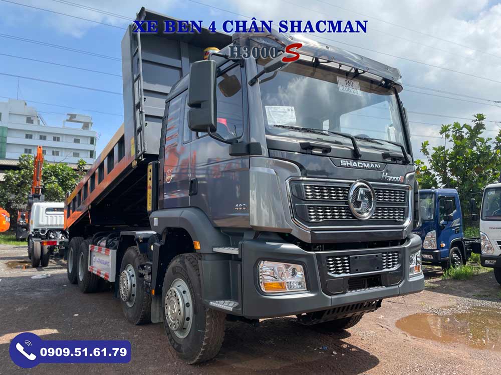 Giá xe ben 4 chân Shacman H3000S (8x4) 15 Tấn